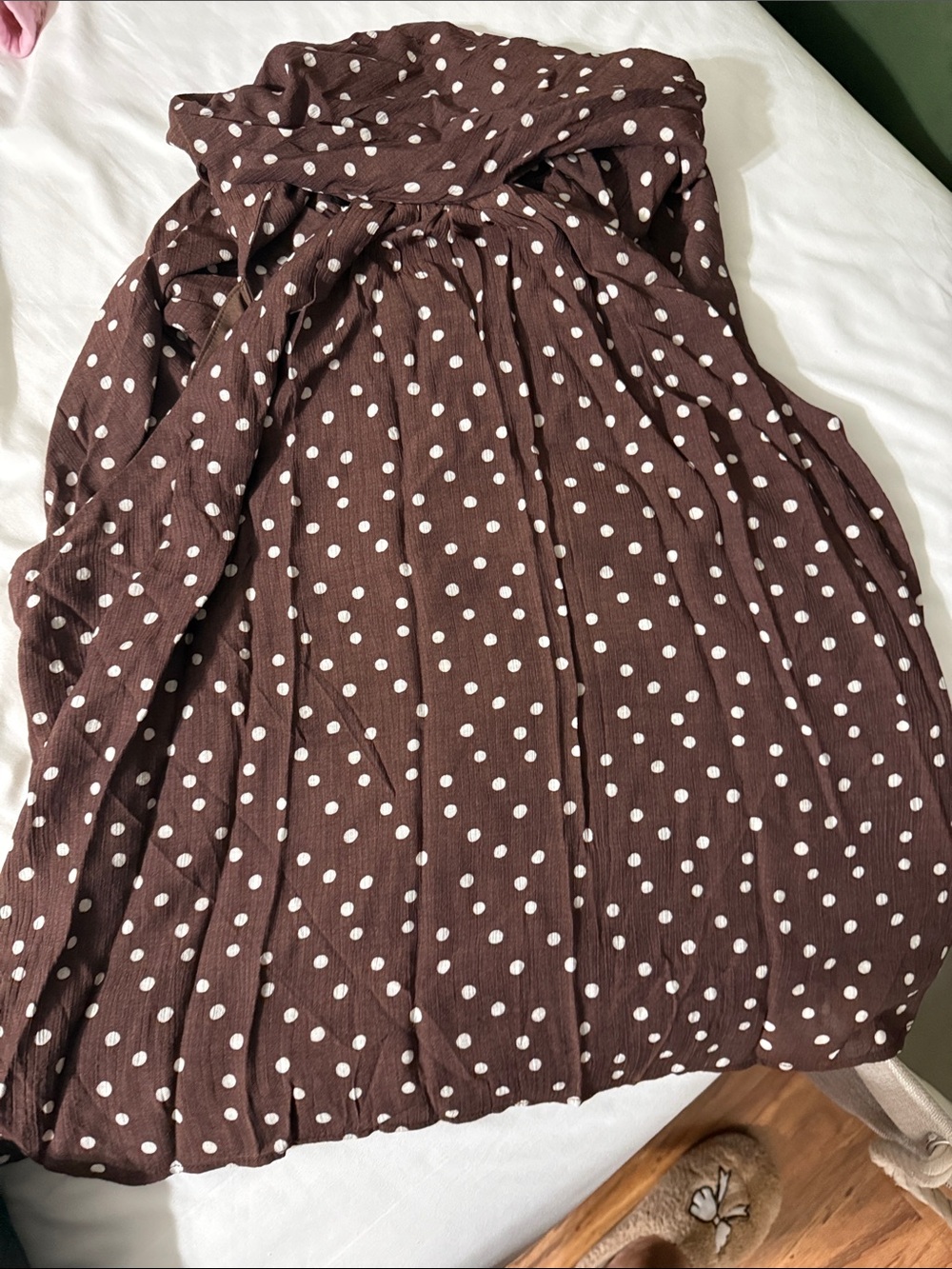 Brown Polka Dot halter top - Women